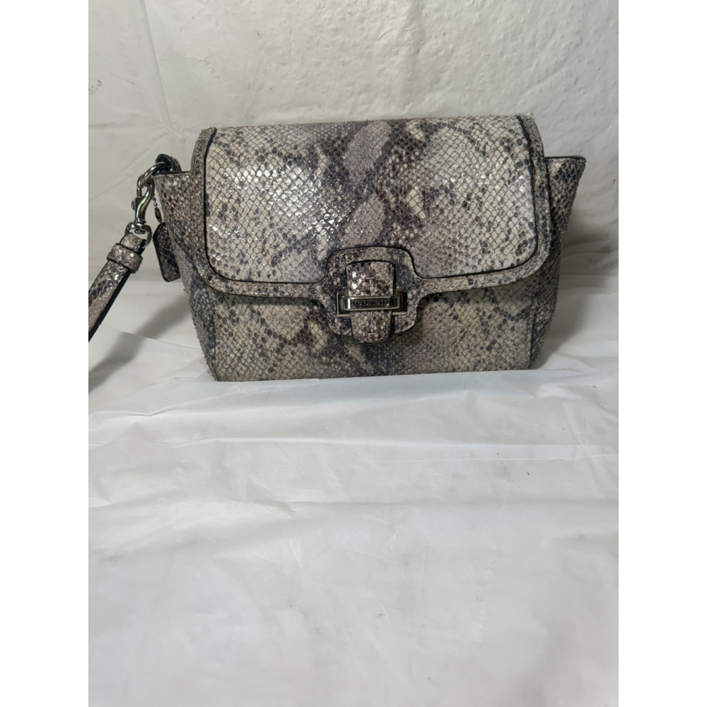 Coach F50579 Taylor Exotic Flap Clutch